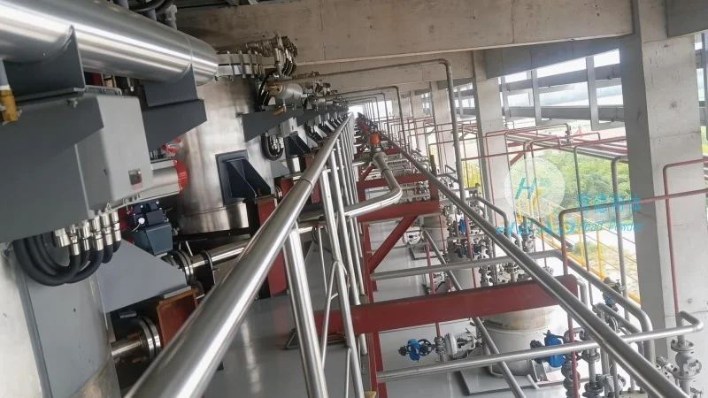 纤维料物料输送线的运行过程和工作原理