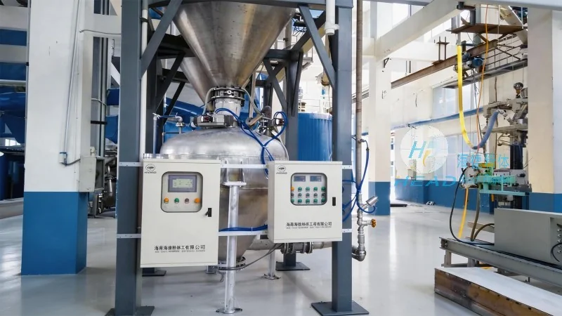 钙粉物料输送系统的运行过程和工作原理