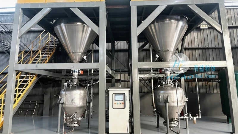 石膏砂物料输送设备的运行过程和工作原理
