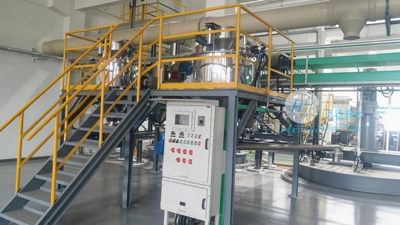 铜精矿粉物料输送线的运行过程和工作原理